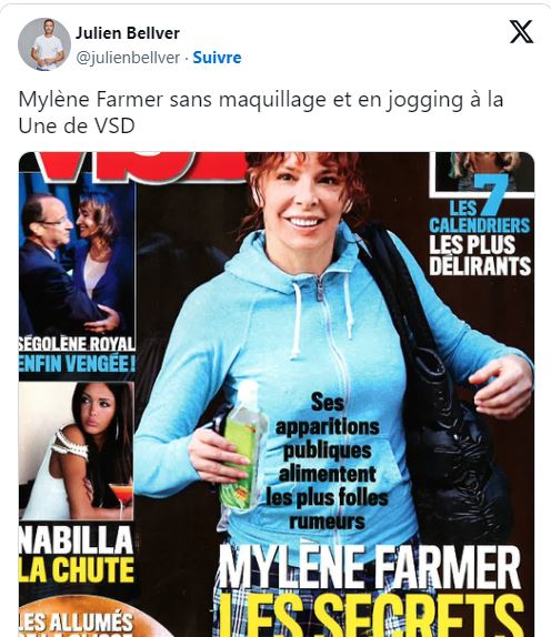 Mylène Farmer, 61 ans : cette photo d’elle sans maquillage fait le buzz ...